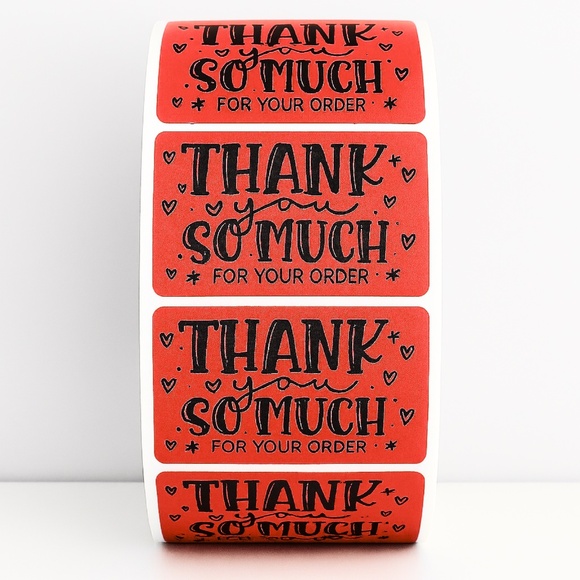 Thank You So Much For Your Order Sticker Small Shop sticker Small Business label - Picture 9 of 11